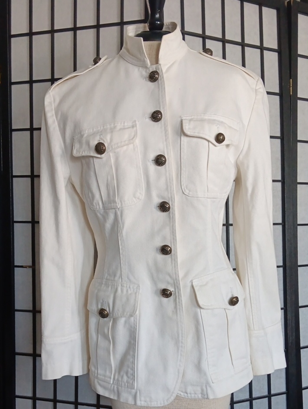 DKNY Jeans Military/Safari Jacket. Size 10.